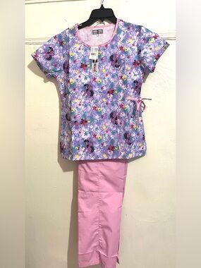 DressaMed Pink  My Little Scrub Pants -Set Soft Bubblegum Pink